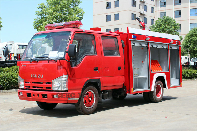 Isuzu watertank brandweerwagen onderhoud