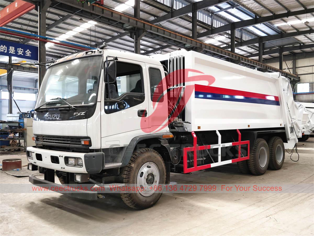 CEEC produceerde ISUZU FVZ 20 CBM afvalperswagen voor export