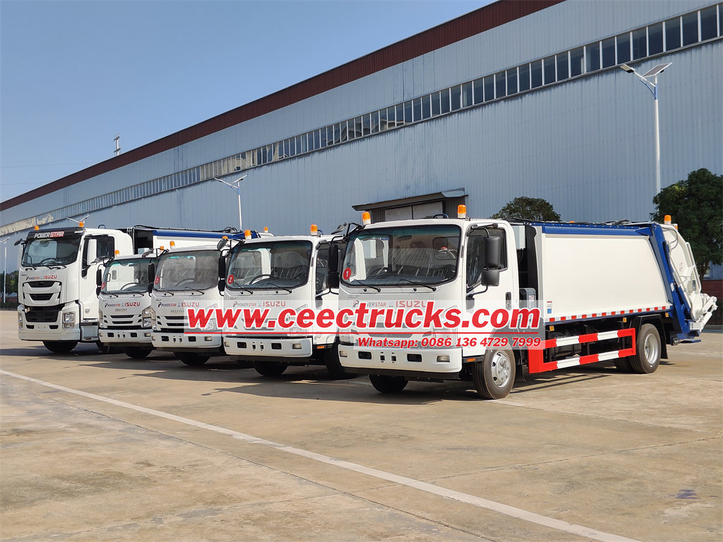 Wat is de ISUZU GIGA 5X vuilnisperswagen 16 kubieke meter