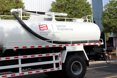 Shacman rioolzuiger export naar Oezbekistan