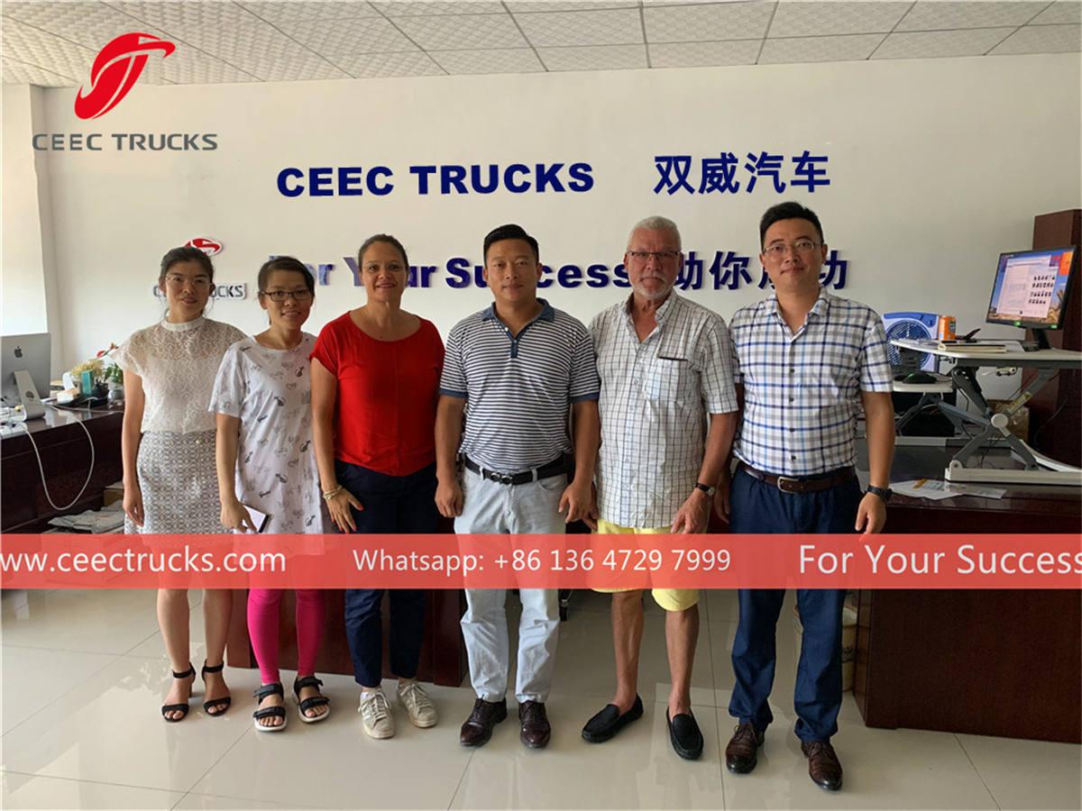 Mauritius - Skiploader bovenbouw geëxporteerd