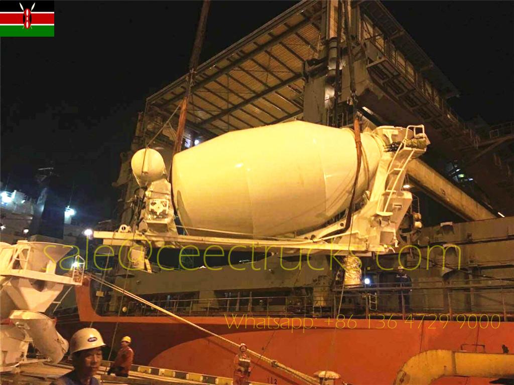 Keniaans bedrijf CIVICON koopt 8CBM betonmixer bovenbouw van CEEC