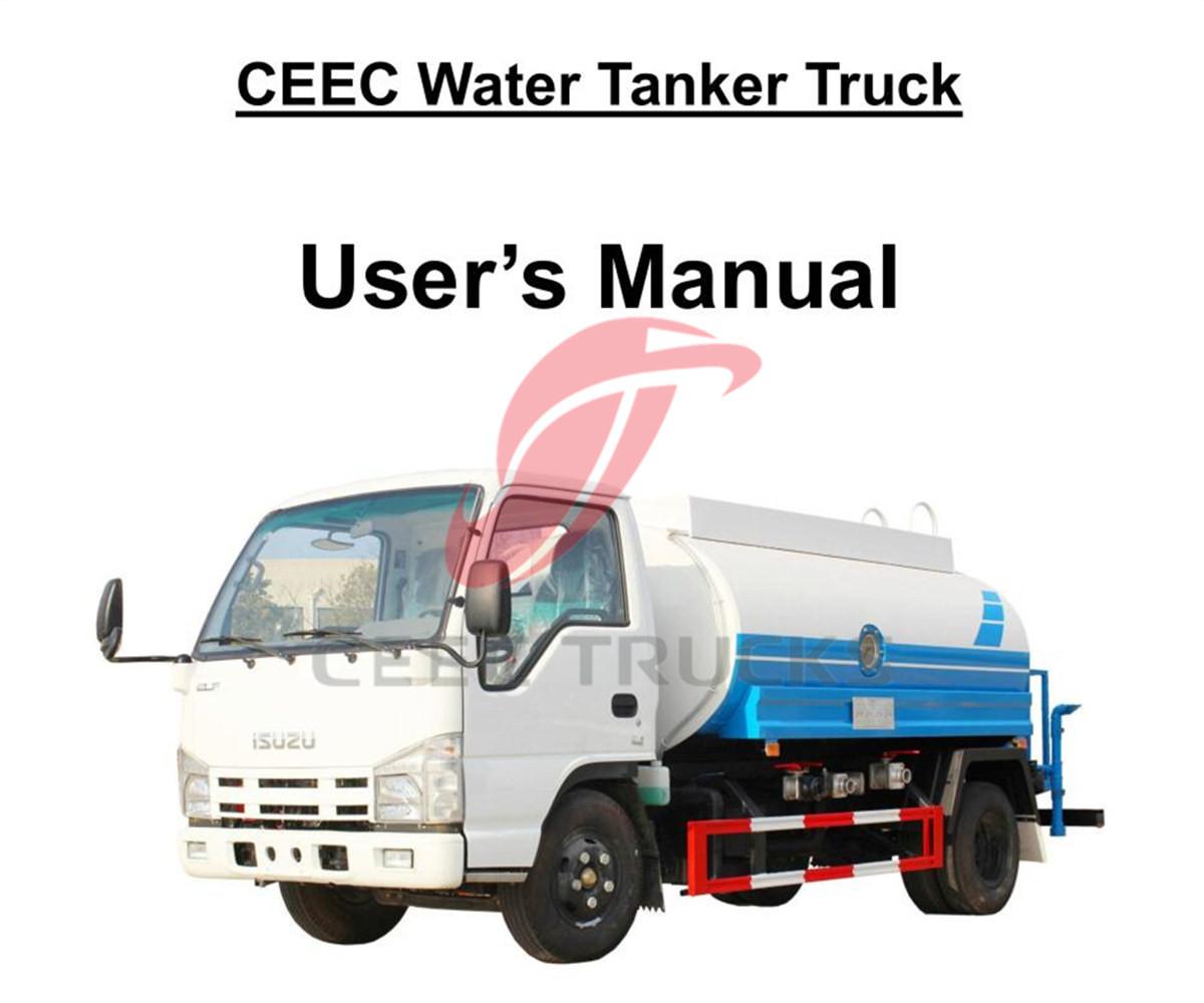 Myanmar - ISUZU 5000L watertankwagen handleiding