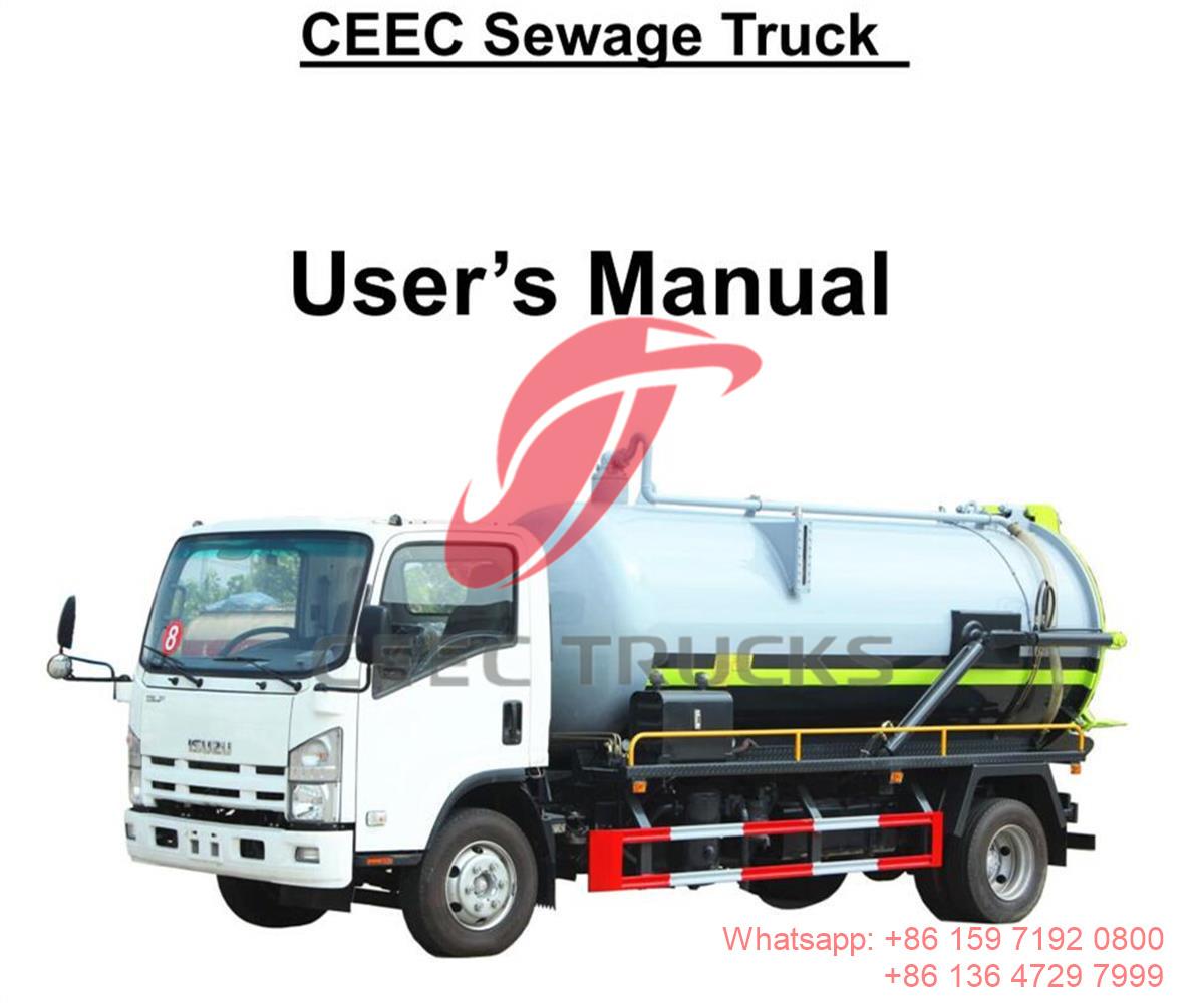 Dubai -- ISUZU ELF 8000L rioolwagen handleiding