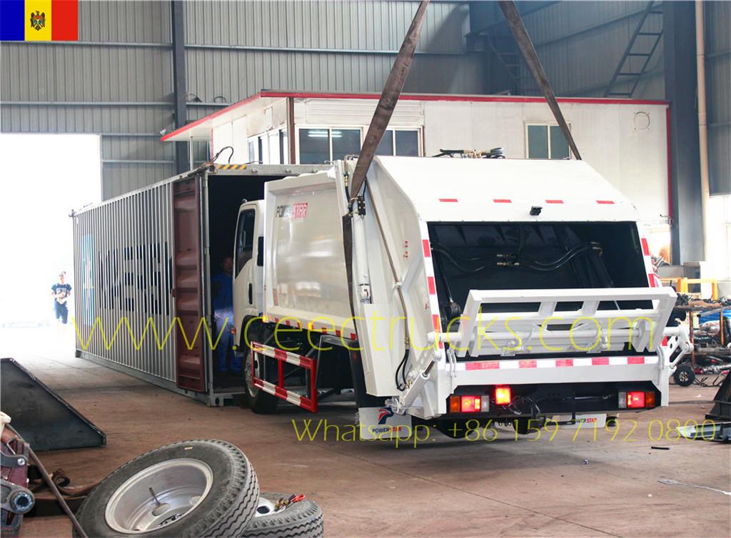 Klant uit Zuidoost-Europa koopt ISUZU 8CBM vuilnisperswagen