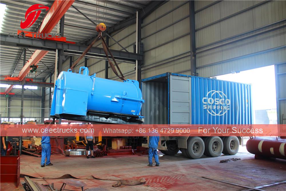 Malta - Vacuüm tankwagen bovenbouw export