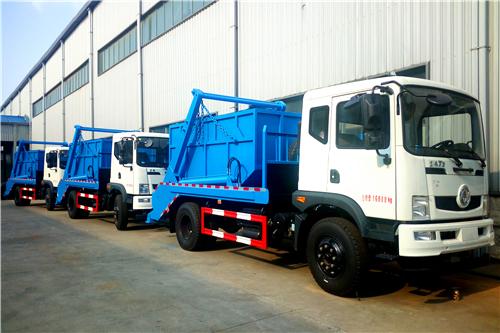 40 eenheden DONGFENG 10cbm zwenkarmwagen voor Myanmar sanitair project
