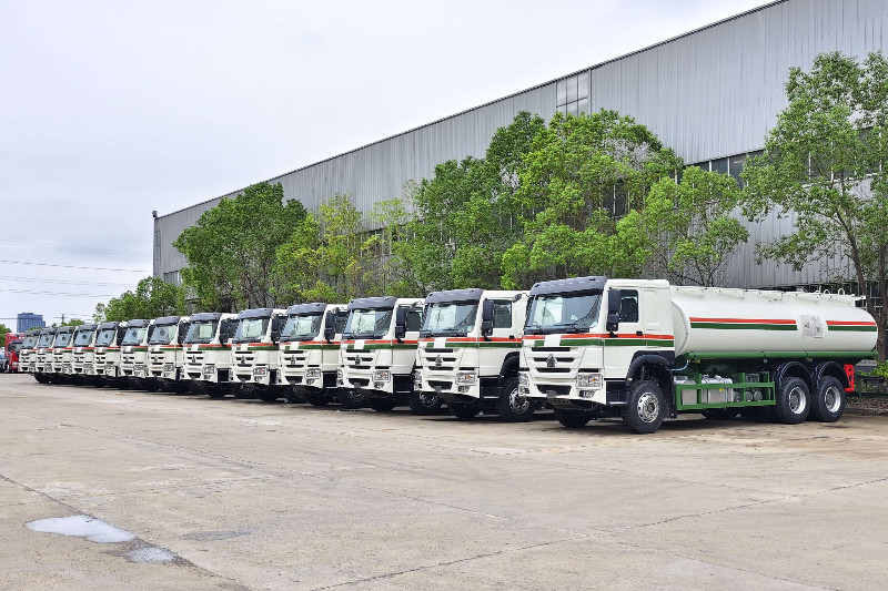 Howo 22000L brandstoftankwagen voor export naar Caribische landen