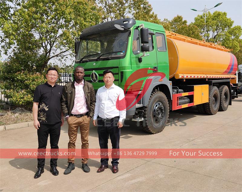 Tanzania - 2 eenheden Beiben brandstoftankwagens zijn geëxporteerd